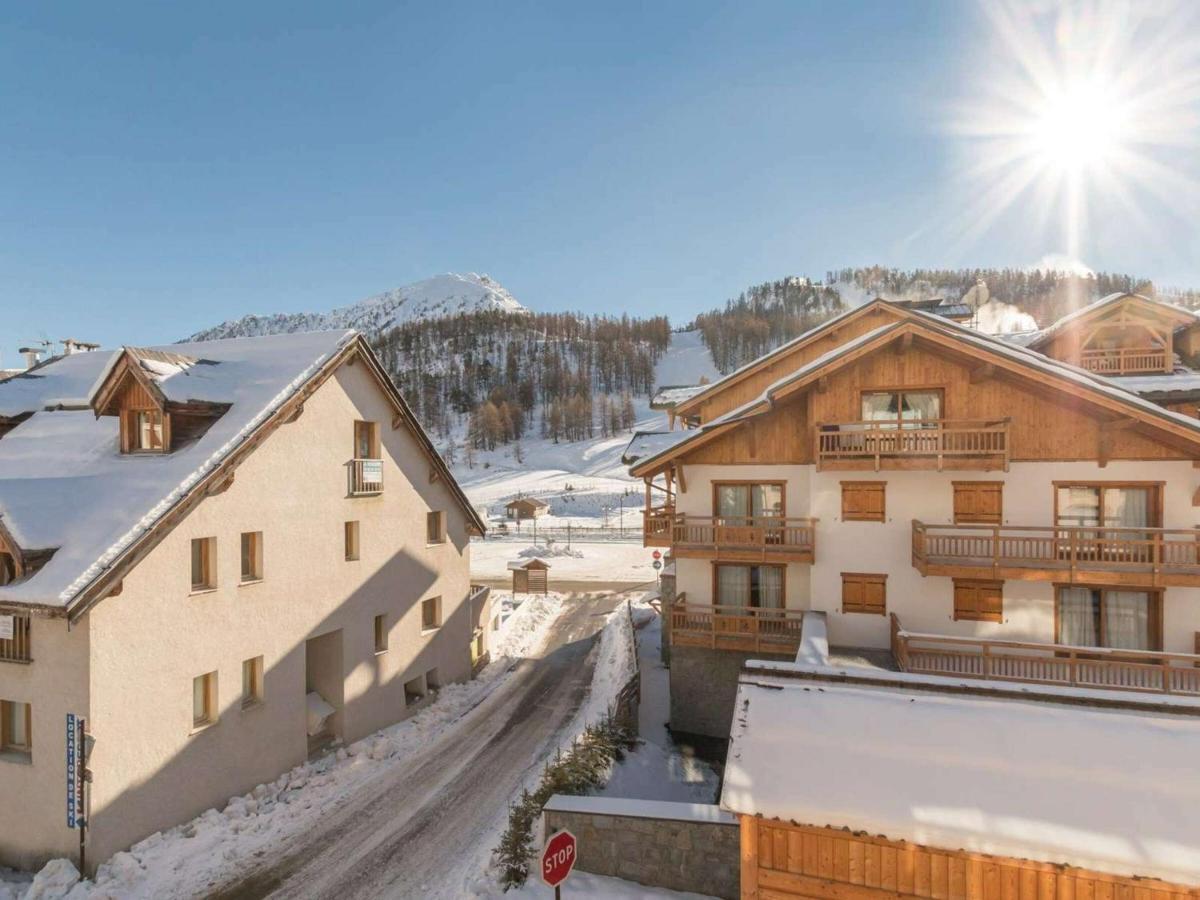 Bel Appartement 3 Pieces Pour 7 Pers Avec Balcon, Montgenevre - Fr-1-330D-126 Buitenkant foto